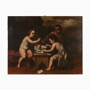 Allegorical Painting on Canvas-VMM-848894