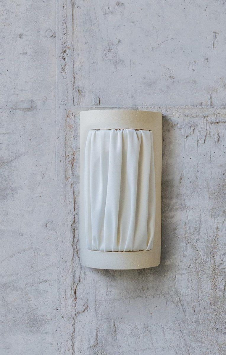 Almond Small Istos Wall Light by Lisa Allegra