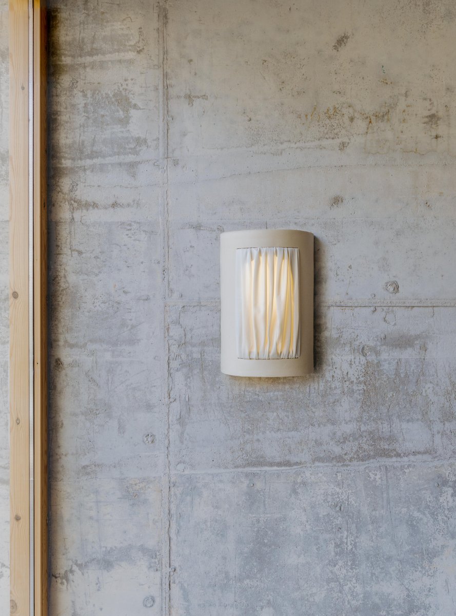 Almond Small Istos Wall Light by Lisa Allegra