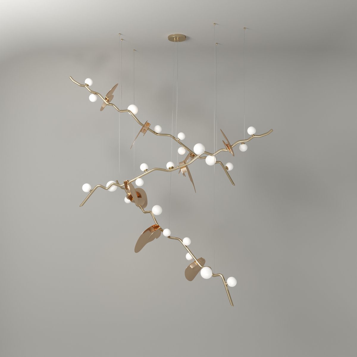 Almond Suspension Lamp by Creativemary