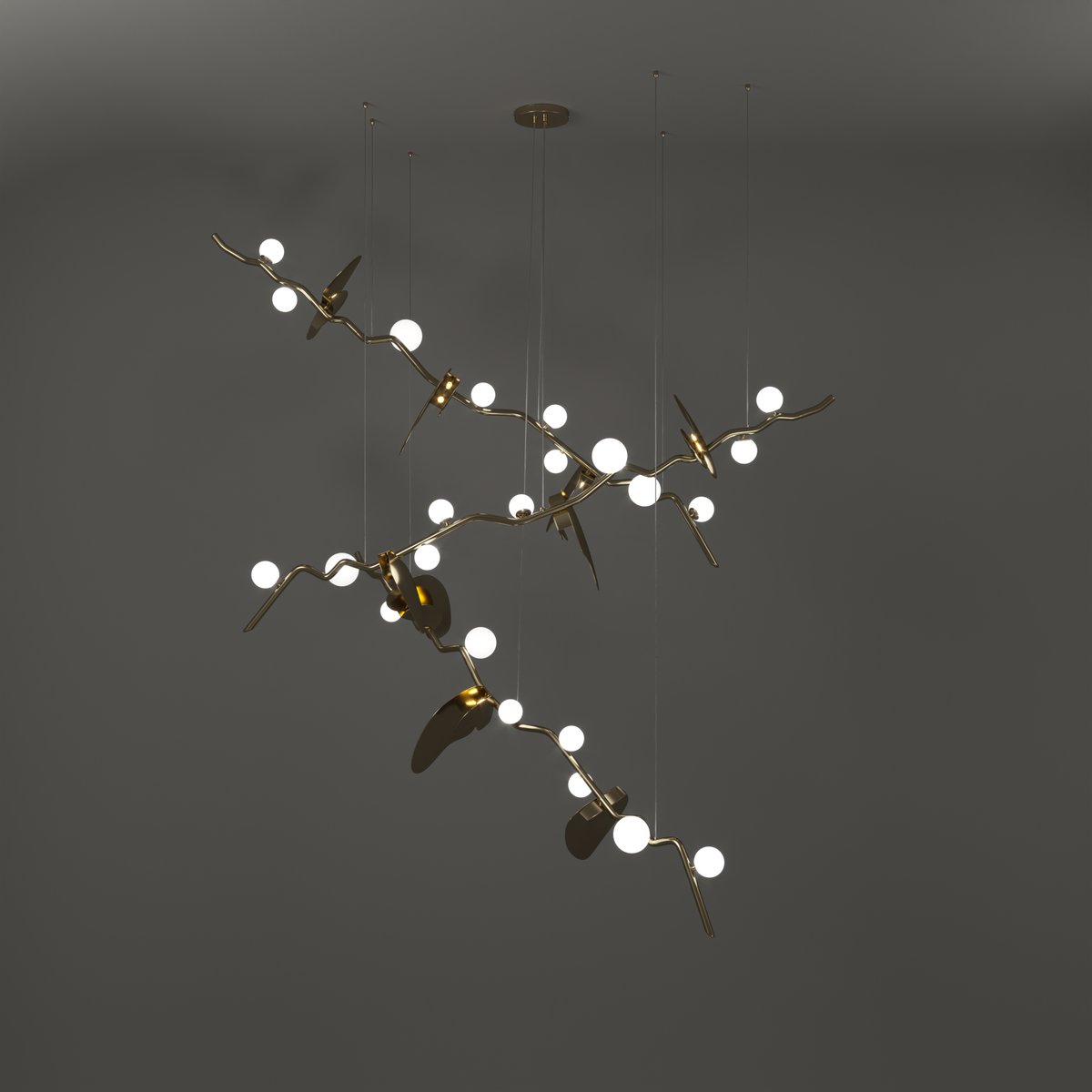 Almond Suspension Lamp by Creativemary