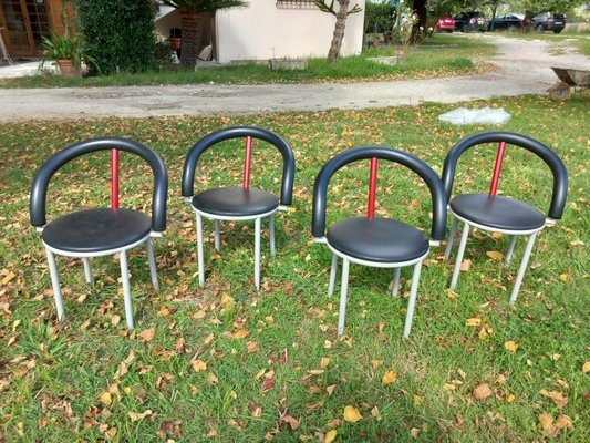 Alpha Chairs by Anna Anselmi for Bieffeplast, 1985, Set of 4-EBW-2023684