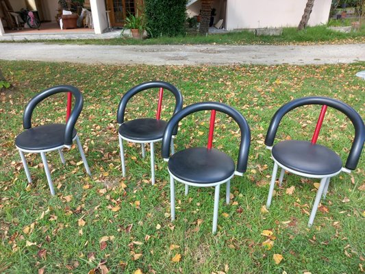 Alpha Chairs by Anna Anselmi for Bieffeplast, 1985, Set of 4-EBW-2023684