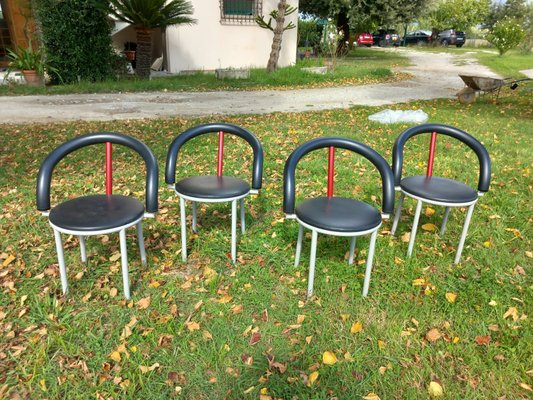 Alpha Chairs by Anna Anselmi for Bieffeplast, 1985, Set of 4-EBW-2023684