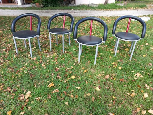 Alpha Chairs by Anna Anselmi for Bieffeplast, 1985, Set of 4-EBW-2023684