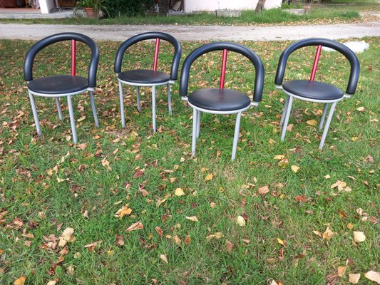 Alpha Chairs by Anna Anselmi for Bieffeplast, 1985, Set of 4-EBW-2023684