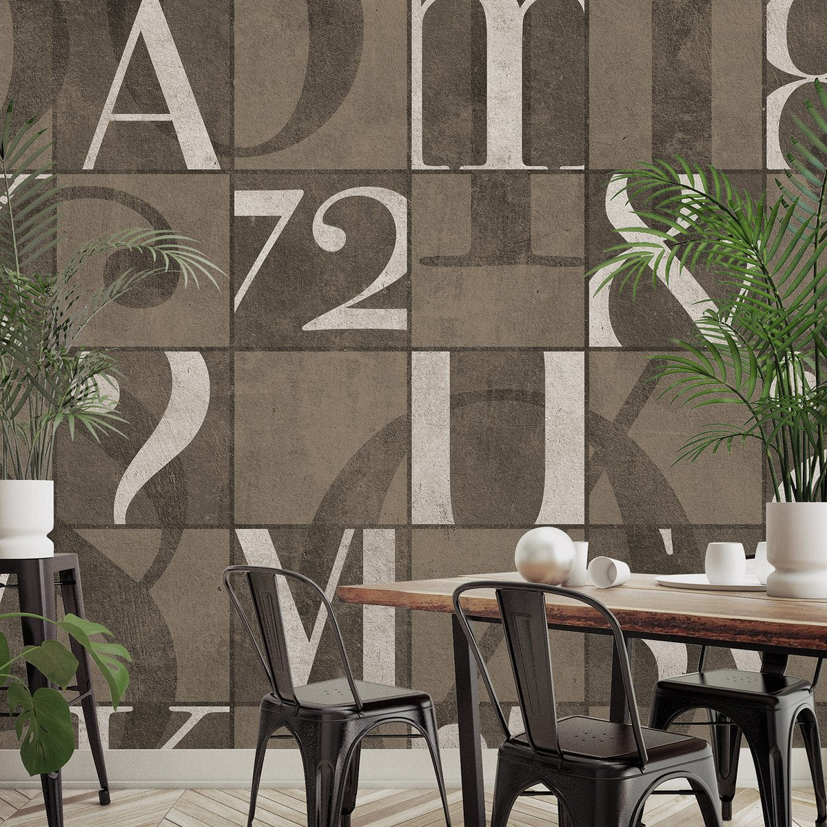 Alphabetum Wall Covering from Wall81, 2019