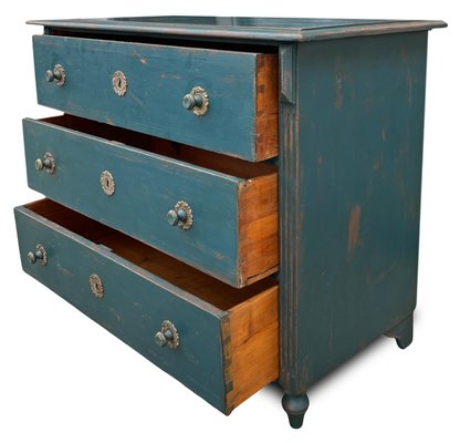 Alpine Painted Chest of Drawers, 1850s-BGS-2020417