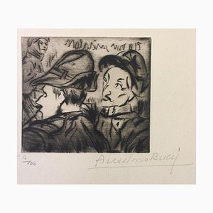 Alpino - Original Etching by Anselmo Bucci - 1917 1917-ZCI-761915