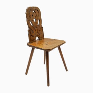 Alsatian Chair with Interlacing Pattern, France, 1930s-KQB-1768239