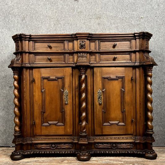 Alsatian Stained Solid Wood Buffet