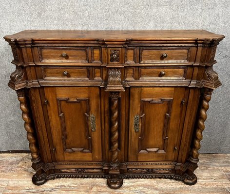 Alsatian Stained Solid Wood Buffet-MWB-1782686