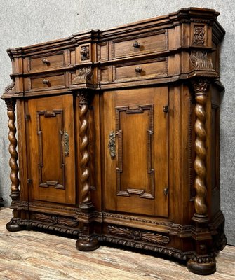 Alsatian Stained Solid Wood Buffet-MWB-1782686