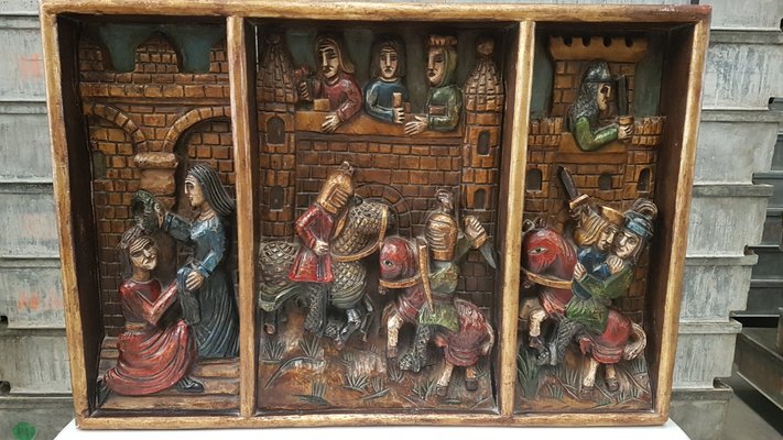 Altarpiece in Carved Wood-PTH-1351322