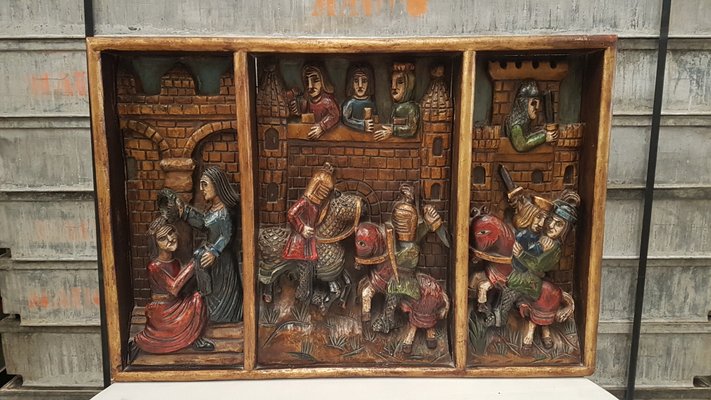 Altarpiece in Carved Wood-PTH-1351322