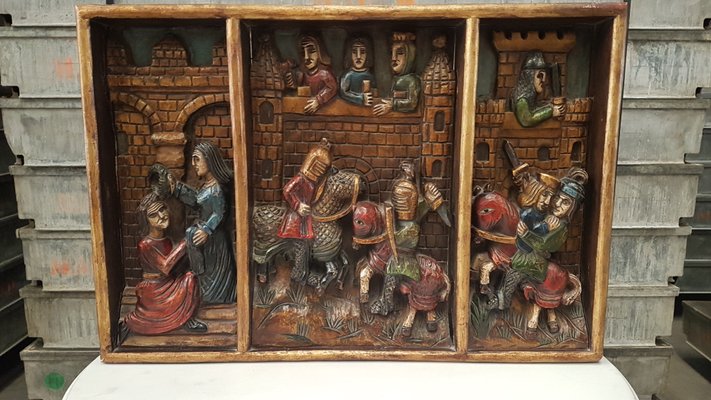 Altarpiece in Carved Wood-PTH-1351322