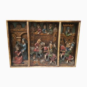 Altarpiece in Carved Wood-PTH-1351322