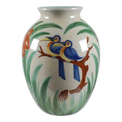 Aluminia Hand Painted Vase-MTD-1399806