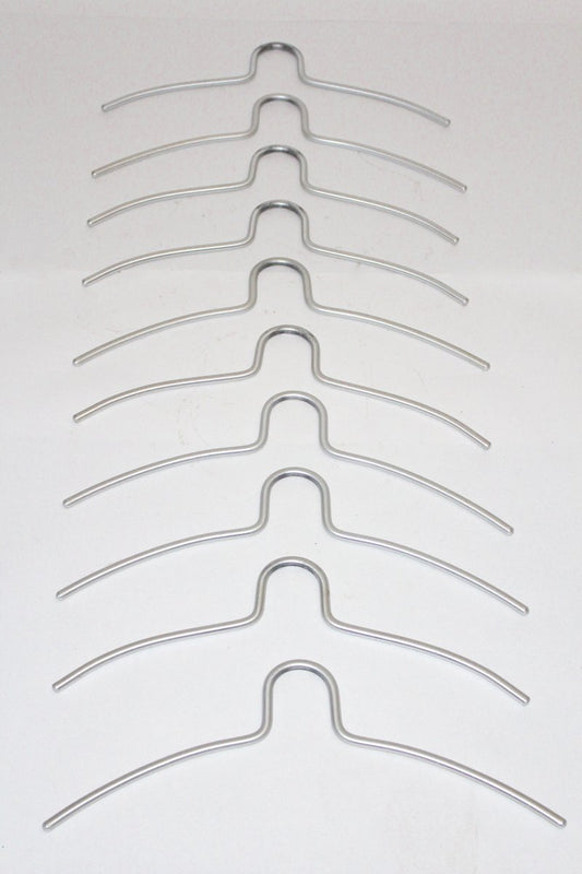 Aluminium Clothes Hanger, 1960s, Set of 10