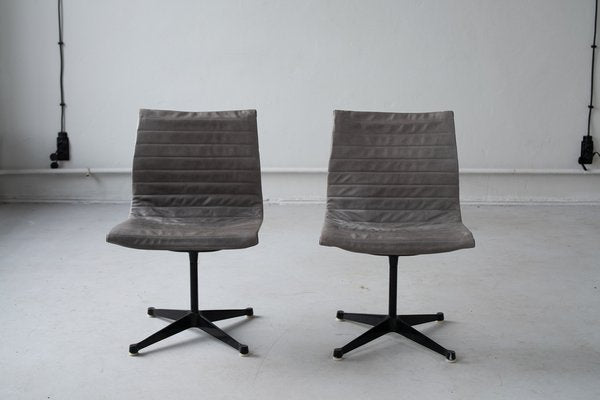 Aluminium Desk Chairs by Charles and Ray Eames, 1960s, Set of 2-LRD-1788330