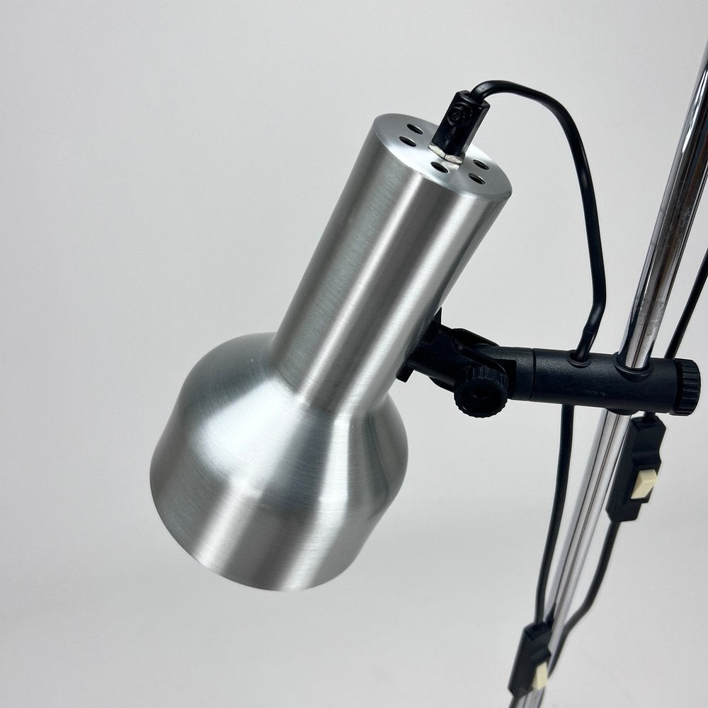 Aluminium Floor Lamp from TS Belysning, 1970s