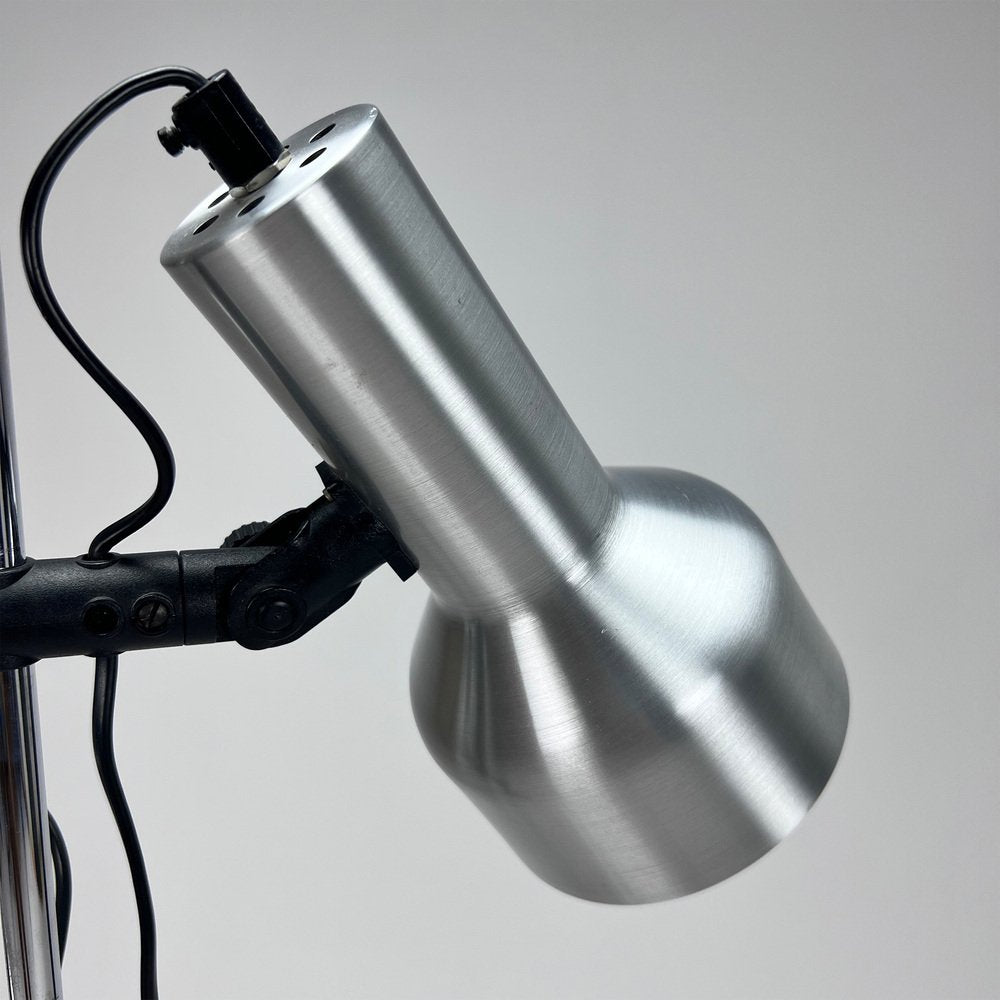 Aluminium Floor Lamp from TS Belysning, 1970s