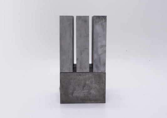 Aluminium Labyrinth Rod-Block IX Light Sculpture from early light