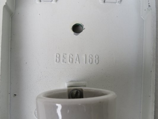 Aluminium, Metallic, and Glass Outdoor Light from BEGA, 1960s-EY-561114