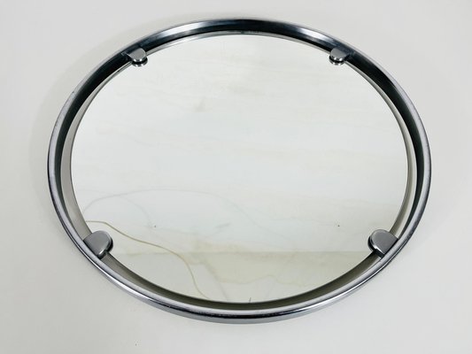 Aluminium Mirror attributed to Hillebrand, Germany, 1960s-PUK-1398676