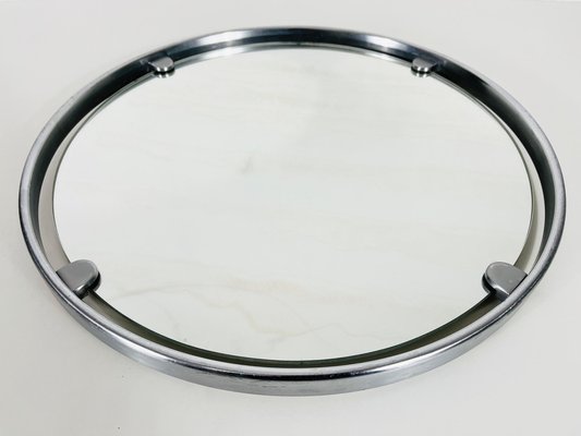 Aluminium Mirror attributed to Hillebrand, Germany, 1960s-PUK-1398676