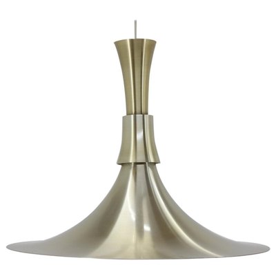 Aluminium Pendant Lamp by Bent Nordsted for Lyskaer Belysning, Denmark, 1960s-TZ-750461