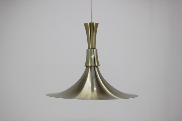 Aluminium Pendant Lamp by Bent Nordsted for Lyskaer Belysning, Denmark, 1960s-TZ-750461