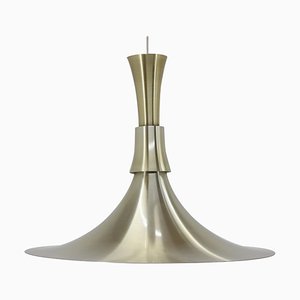 Aluminium Pendant Lamp by Bent Nordsted for Lyskaer Belysning, Denmark, 1960s-TZ-750461