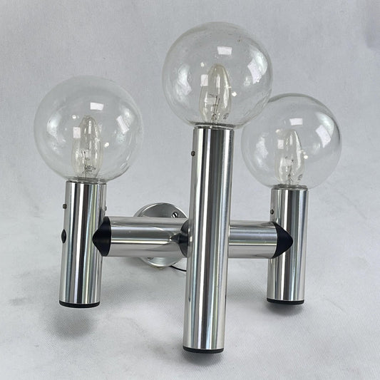 Aluminium Wall Lamps by JT Kalmar, 1970s, Set of 2