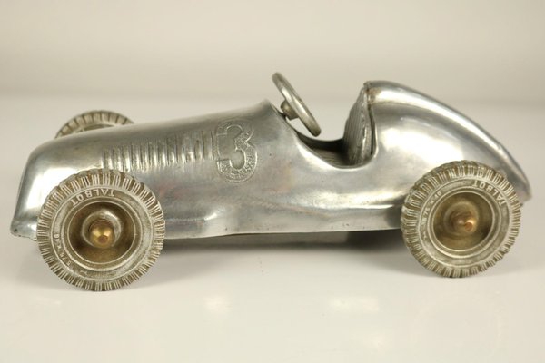 Aluminum and Brass Talbot Lago Grand Prix Car Model, 1950s-FUP-552278