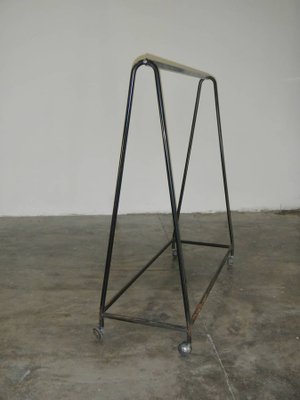 Aluminum and Iron Coat Rack, 1950s-WWQ-1100271