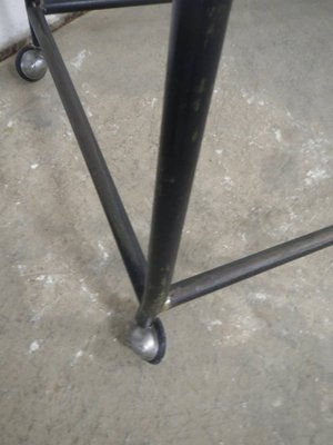 Aluminum and Iron Coat Rack, 1950s-WWQ-1100271