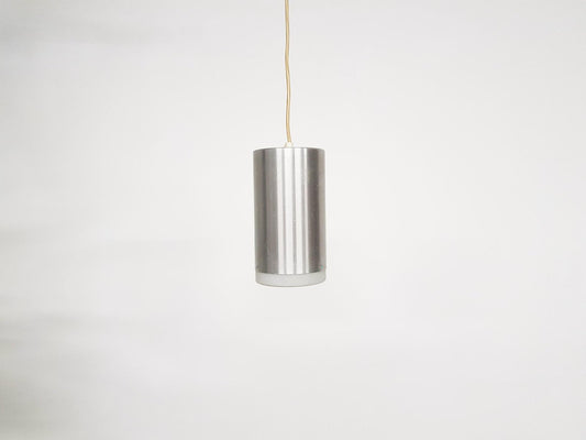 Aluminum and Opaline Glass Pendant Lamp from Raak, 1960s