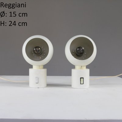 Aluminum and Plastic Table Lamps by Reggiani, Set of 2-SXX-1273097