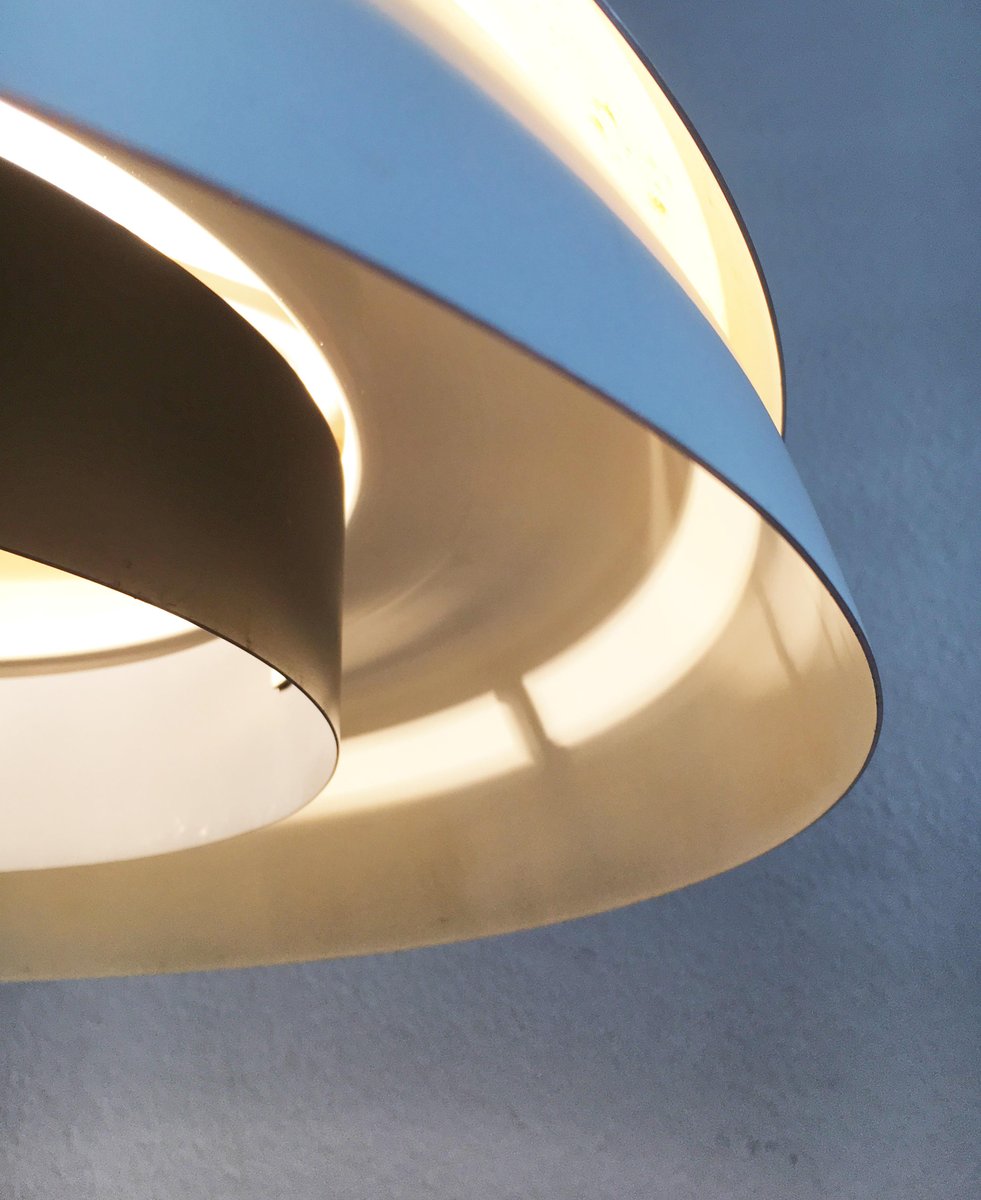 Aluminum Ceiling Lamp by Hans-Agne Jakobsson for Hans-Agne Jakobsson AB Markaryd, 1960s