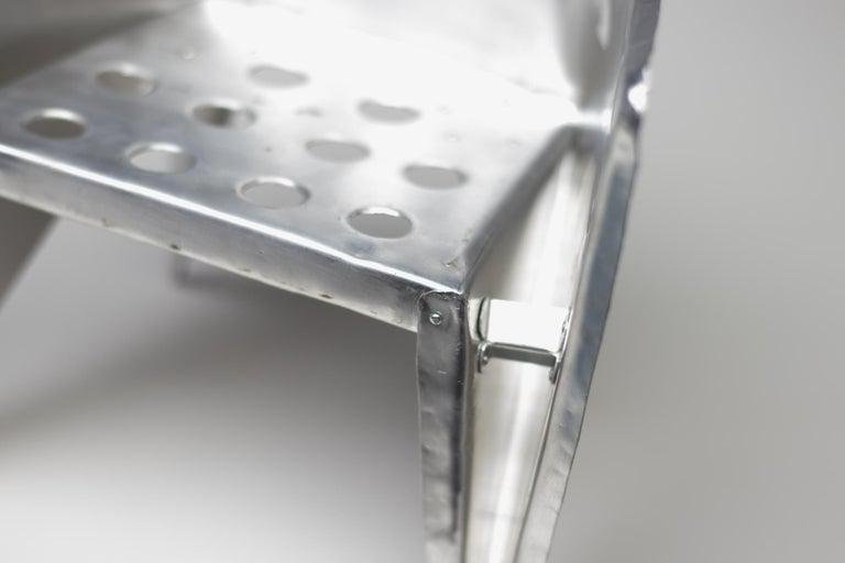 Aluminum Chair by Gerrit Rietveld