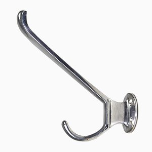 Aluminum Clothes Hooks, 1950s, Set of 5-ZWH-657434