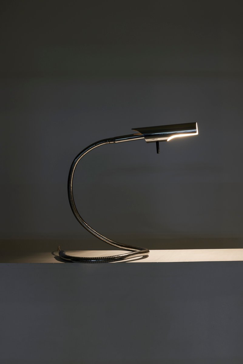 Aluminum Desk Lamp by Étienne Fermigier for Monix Editions, 1970s