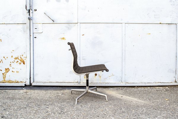 Aluminum EA 108 Chairs by Charles & Ray Eames for Herman Miller, 1970s, Set of 5-VCV-1320763