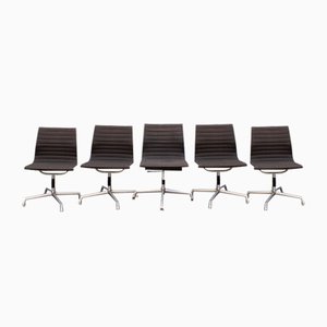 Aluminum EA 108 Chairs by Charles & Ray Eames for Herman Miller, 1970s, Set of 5-VCV-1320763