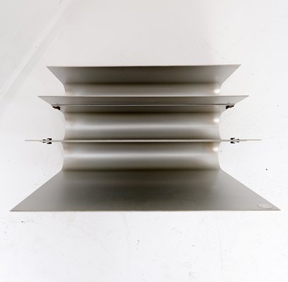 Aluminum Magazine Rack by Pierre Vandel for Espace Pierre Cardin, 1970s-NYF-2018855