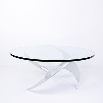 Aluminum Propeller Coffee Table attributed to Knut Hesterberg for Ronald Schmitt-NYF-2024152