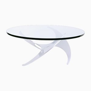 Aluminum Propeller Coffee Table attributed to Knut Hesterberg for Ronald Schmitt-NYF-2024152