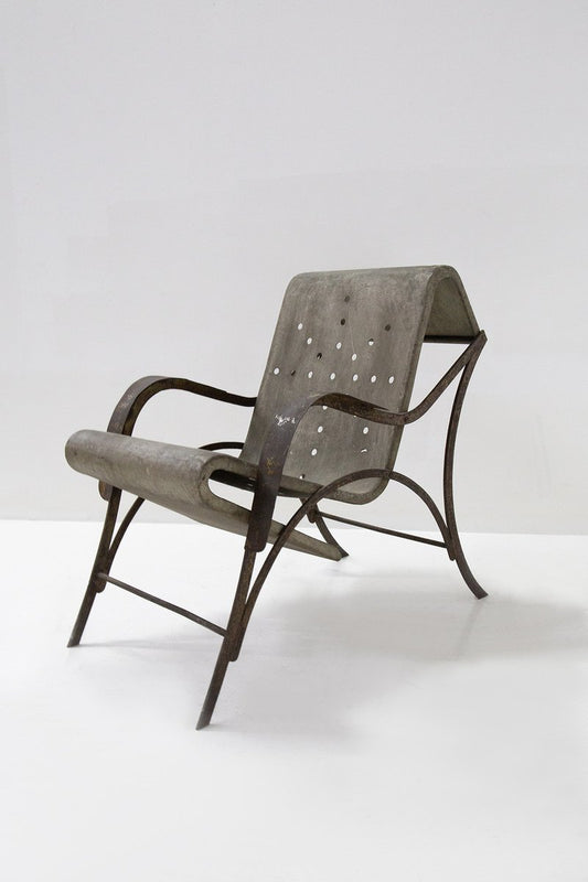 Aluminum Prototype Armchair by Gabriele Mucchi, 1930