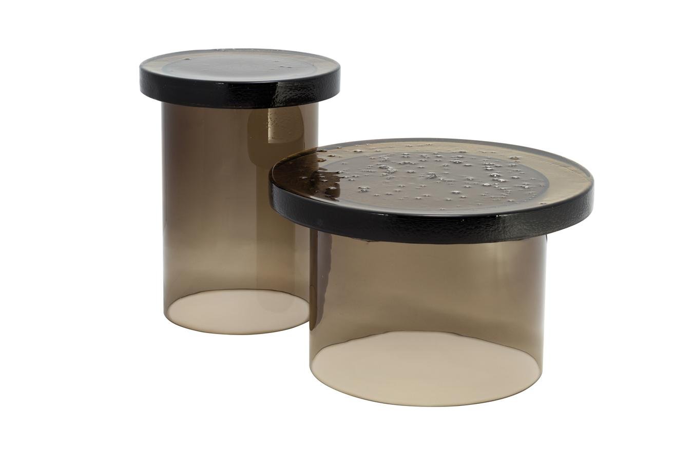 Alwa Three 5800g Side Table in Smokey Grey by Sebastian Herkner for Pulpo